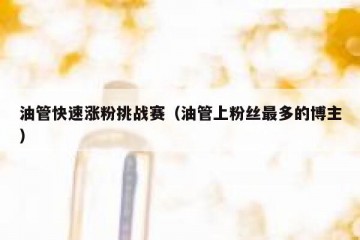 油管快速涨粉挑战赛（油管上粉丝最多的博主）