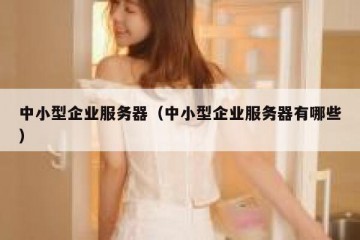 中小型企业服务器（中小型企业服务器有哪些）