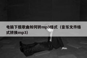 电脑下载歌曲如何转mp3格式（音乐文件格式转换mp3）