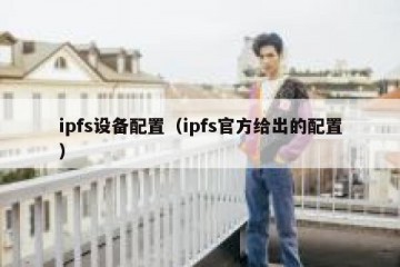 ipfs设备配置（ipfs官方给出的配置）