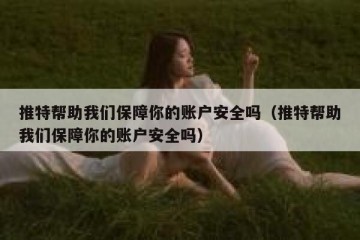 推特帮助我们保障你的账户安全吗（推特帮助我们保障你的账户安全吗）