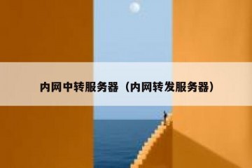 内网中转服务器（内网转发服务器）