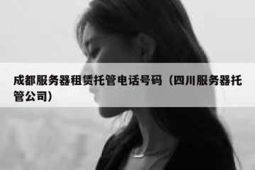成都服务器租赁托管电话号码（四川服务器托管公司）