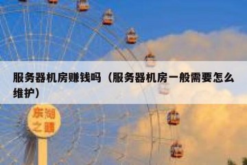 服务器机房赚钱吗（服务器机房一般需要怎么维护）