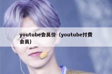 youtube会员价（youtube付费会员）
