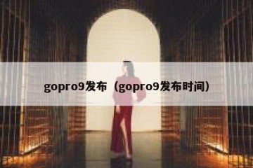 gopro9发布（gopro9发布时间）