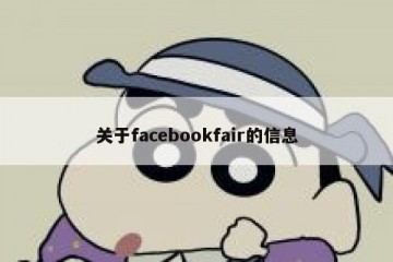 关于facebookfair的信息
