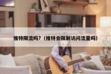 推特限流吗?（推特会限制访问流量吗）