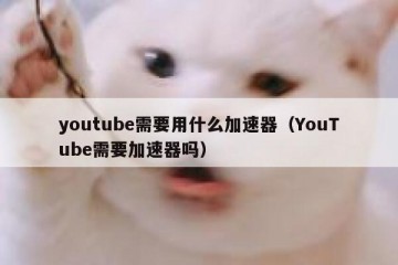 youtube需要用什么加速器（YouTube需要加速器吗）