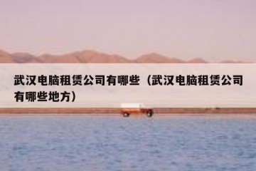 武汉电脑租赁公司有哪些（武汉电脑租赁公司有哪些地方）