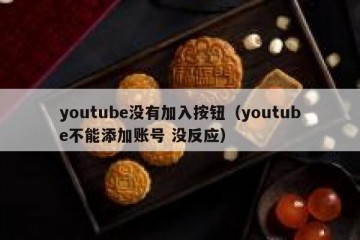 youtube没有加入按钮（youtube不能添加账号 没反应）