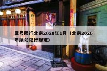 尾号限行北京2020年1月（北京2020年尾号限行规定）
