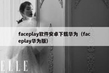 faceplay软件安卓下载华为（faceplay华为版）