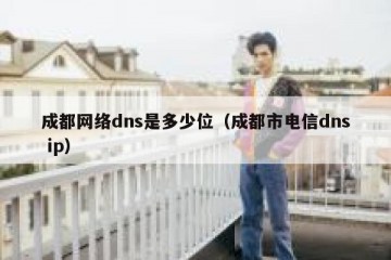 成都网络dns是多少位（成都市电信dns ip）