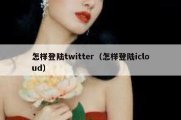 怎样登陆twitter（怎样登陆icloud）
