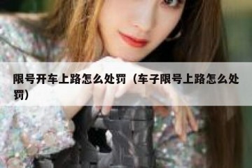 限号开车上路怎么处罚（车子限号上路怎么处罚）