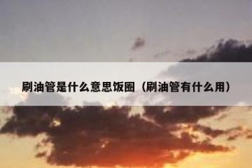 刷油管是什么意思饭圈（刷油管有什么用）