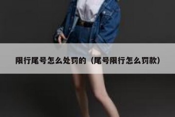 限行尾号怎么处罚的（尾号限行怎么罚款）
