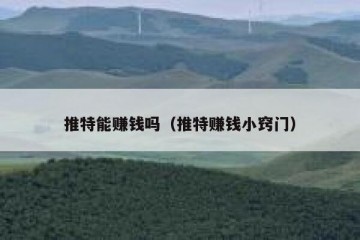 推特能赚钱吗（推特赚钱小窍门）
