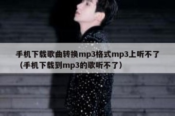 手机下载歌曲转换mp3格式mp3上听不了（手机下载到mp3的歌听不了）