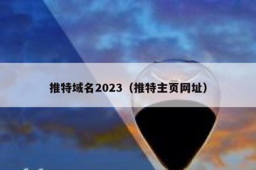 推特域名2023（推特主页网址）