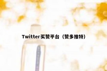Twitter买赞平台（赞多推特）
