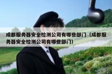 成都服务器安全检测公司有哪些部门（成都服务器安全检测公司有哪些部门）