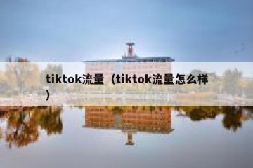 tiktok流量（tiktok流量怎么样）