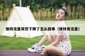 推特流量突然下降了怎么回事（推特用流量）