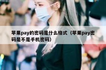 苹果pay的密码是什么格式（苹果pay密码是不是手机密码）