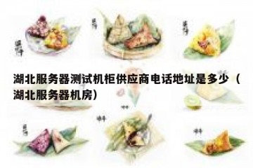 湖北服务器测试机柜供应商电话地址是多少（湖北服务器机房）