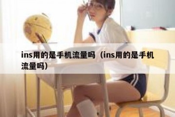 ins用的是手机流量吗（ins用的是手机流量吗）