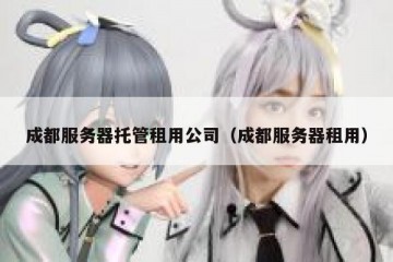 成都服务器托管租用公司（成都服务器租用）
