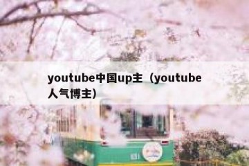 youtube中国up主（youtube人气博主）