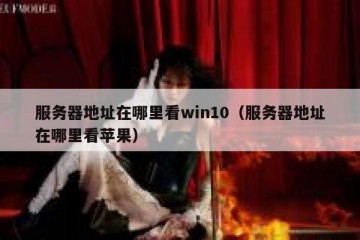 服务器地址在哪里看win10（服务器地址在哪里看苹果）