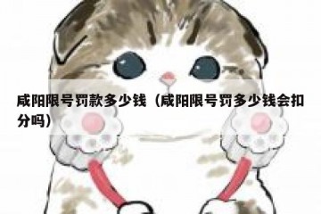咸阳限号罚款多少钱（咸阳限号罚多少钱会扣分吗）
