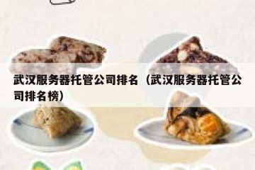 武汉服务器托管公司排名（武汉服务器托管公司排名榜）