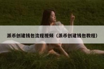 派币创建钱包流程视频（派币创建钱包教程）