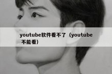 youtube软件看不了（youtube 不能看）
