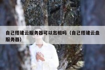 自己搭建云服务器可以出租吗（自己搭建云盘服务器）