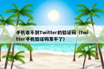 手机收不到Twitter的验证码（twitter手机验证码发不了）