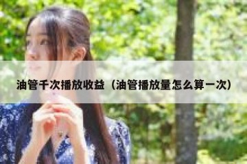 油管千次播放收益（油管播放量怎么算一次）