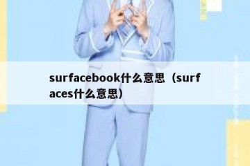 surfacebook什么意思（surfaces什么意思）