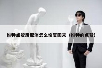 推特点赞后取消怎么恢复回来（推特的点赞）