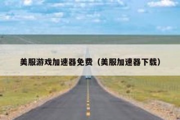 美服游戏加速器免费（美服加速器下载）