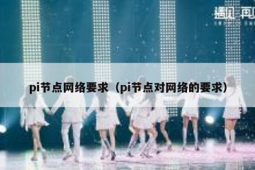 pi节点网络要求（pi节点对网络的要求）