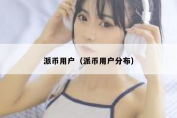 派币用户（派币用户分布）