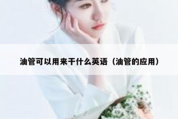 油管可以用来干什么英语（油管的应用）