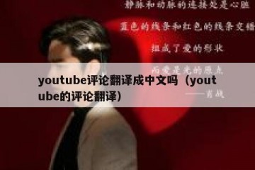 youtube评论翻译成中文吗（youtube的评论翻译）