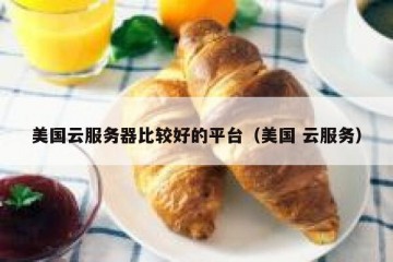 美国云服务器比较好的平台（美国 云服务）